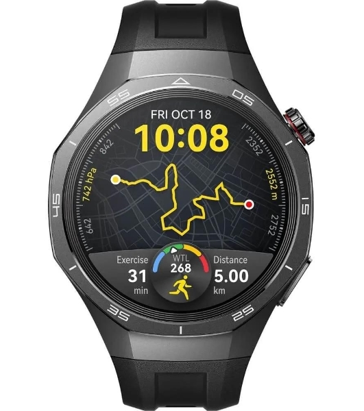 Умные часы Huawei Watch GT 5 Pro VLI-B29, 1.43' AMOLED, Bluetooth, NFC, GPS, IP69K, черный