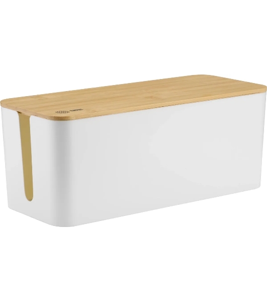 Органайзер Cactus CS-BOX-WH белый/бамбук