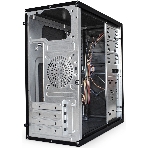 Компьютерный корпус Minitower ExeGate BA-202-UNS350 (mATX, БП UNS350 с вент. 12см, 2хUSB, аудио, черный), фото2