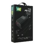 Сетевое зарядное устройство MORE CHOICE NC81a СЗУ 1USB+1Type-C 3.0A PD 20W+ QC3.0, черный, фото5