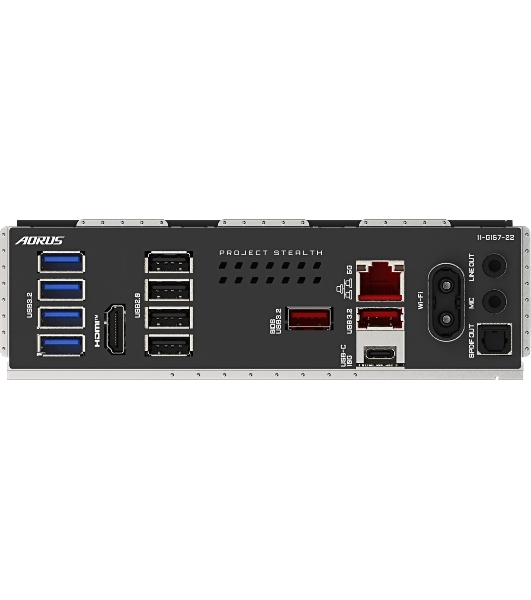 Материнская плата Gigabyte B850 AORUS STEALTH, AM5, AMD B850, 4xDDR5, 2xSATA, 4xM.2, 1xPCIe 5.0 x16, 1xPCIe 4.0 x16, 1xHDMI, 1x5Gb LAN, Wi-Fi 7, Bluetooth 5.4, 1xUSB-C 10Gbps, 2xUSB-A 10Gbps, 4xUSB-A 5Gbps, 4xUSB-A 2.0, 3x3.5 мм + S/PDIF оптический, 7.1, ATX