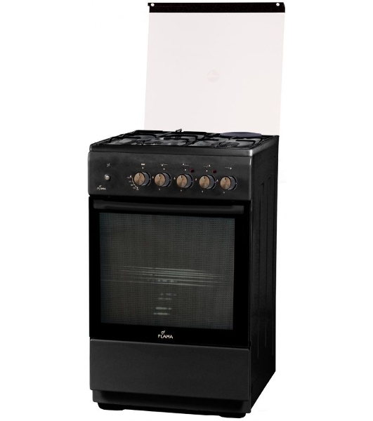 Плита Комбинированная Flama L RK 23-126 At антрацит (стеклянная крышка) реш.сталь