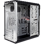 Компьютерный корпус Minitower ExeGate BA-202-UNS350 (mATX, БП UNS350 с вент. 12см, 2хUSB, аудио, черный), фото3