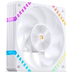 Вентилятор для корпуса JONSBO HF2-120WR Reverse (120x120x25мм, 4-pin PWM, ARGb, 63.3CFM, 29.5dBA, 2200RPM, белый), фото10
