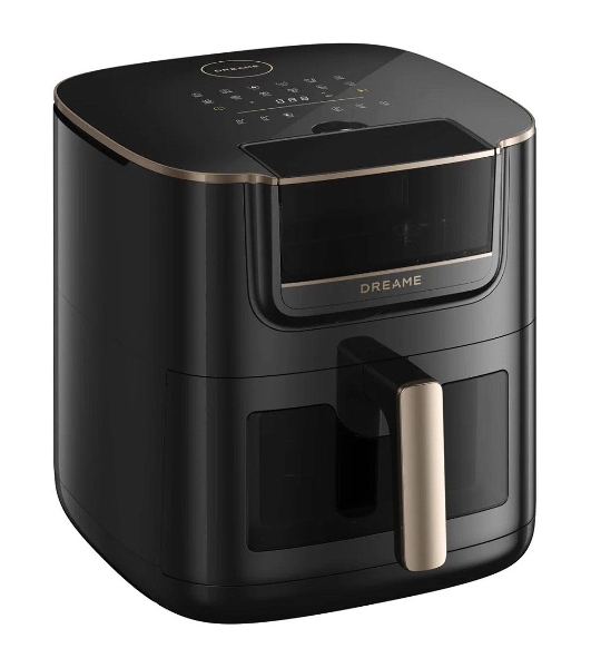 Аэрогриль Dreame Tasti Airfryer AF30 черный, 2300 Вт, 7 л, сенсор, 12 программ