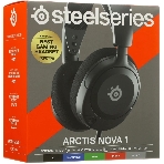 Гарнитура SteelSeries Arctis Nova 1 чёрный, проводная, 3.5 мм, совместимость с PS5, Xbox, фото2