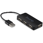 USB-концентратор Buro BU-HUB4-U2.0-Slim, USB, USB 4 порта, USB, фото3