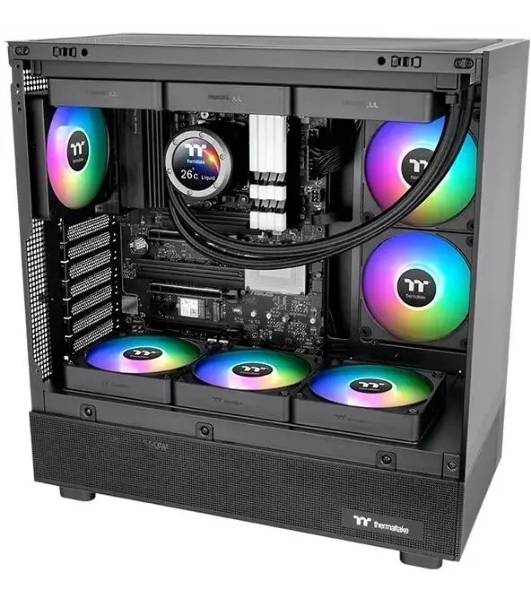 Вентилятор для корпуса Thermaltake CT120 EX Sync ARGB 120х120x25 черный 4-pin 28.5дБ (упак.:3шт) (CL-F181-PL12SW-A) Ret