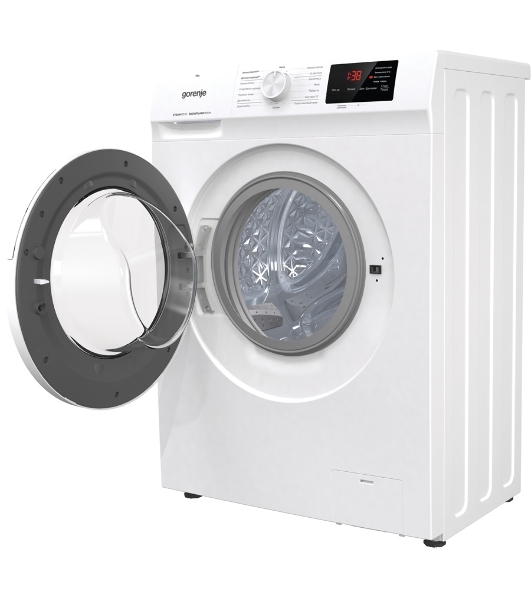 Стиральная машина Gorenje WHE60SFS белый загр. фронтальная макс.: 6 кг 1000об/мин класс: А+++