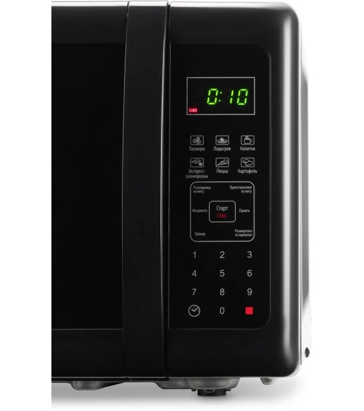 Микроволновая печь SunWind SUN-MW007 черный, 20 л, 700 Вт, переключатели - сенсор