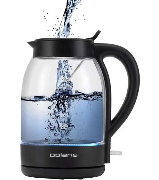 Чайник электрический Polaris PWK 1797CGL черный 1.8л. 2200Вт