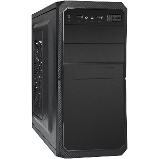 Компьютерный корпус Minitower ExeGate BA-202-UNS350 (mATX, БП UNS350 с вент. 12см, 2хUSB, аудио, черный)
