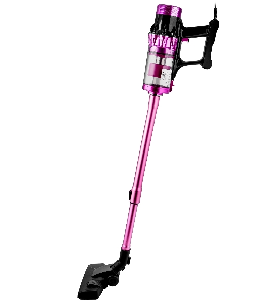 Пылесос вертикальный BRAYER BR4272 фиолетовый, питание от сети, 185 Вт, уборка сухая, пылесборник 0,8 л