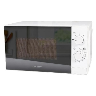 Микроволновая печь Oursson MM2013B/WH белый, 20 л, 700 Вт, переключатели - поворотный механизм