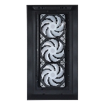 Компьютерный корпус 'Lagrange'; ATX, черный, FANS: 120мм ARGb: 3 Top + 1 Rear + HUB. Drive bay int: 3x3,5'; + 3x2,5';. 2xUSB 3.0+1xUSB-C, Audio I/O, Up to 14x120мм Fans, GPU up to 425мм, PSU max 270мм, CPU cooler up to 190мм, SPCC 1,0мм metal, 4мм TG side panel, фото11