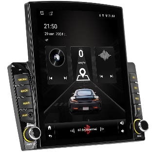 Автомагнитола ACV AD-9701, 2 DIN, 9.7', Android 13, Bluetooth, USB Type-A, AUX, GPS, 4G, CarPlay