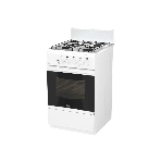 Газовая плита Flama RG 24011 W белый, конфорок 4 шт, духовка 50 л, 50 см x 85 см x 60 см, фото 1