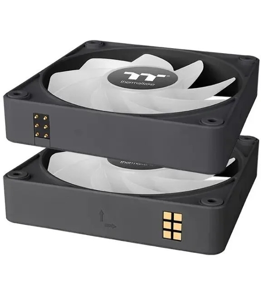Вентилятор для корпуса Thermaltake CT120 EX Sync ARGB 120х120x25 черный 4-pin 28.5дБ (упак.:3шт) (CL-F181-PL12SW-A) Ret