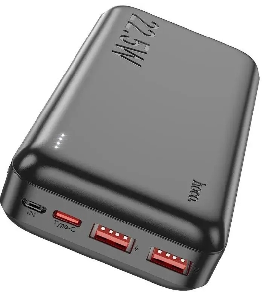 Портативный аккумулятор Hoco J101A Astute 20000mAh 22.5W 3A черный (82496)