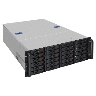 Серверный корпус ExeGate Pro EX293274RUS 4U660-HS24 (RM 19', высота 4U, глубина 660, БП 700RADS, 24xHotSwap, USB)