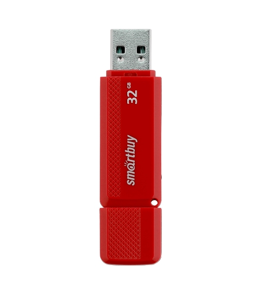 Флешка USB Smartbuy Dock Red (SB32GbDK-R), 32Gb, USB 2.0, R/W 15/5, красный