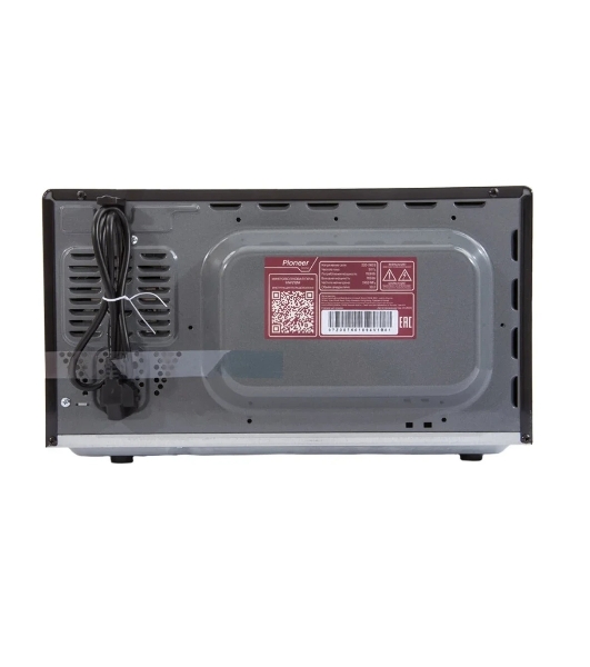 Микроволновая печь Pioneer MW212M серебристый/черный, 20 л, 700 Вт, переключатели - поворотный механизм