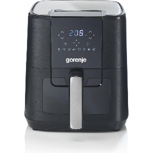 Аэрогриль Gorenje AF1350DWB черный, 1350 Вт, 5.4 л, сенсор, 8 программ