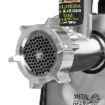 Мясорубка электрическая HOLT HT-MG-010 серый, 3300 Вт, 3.5 кг/мин, реверс, насадки - 4, фото10