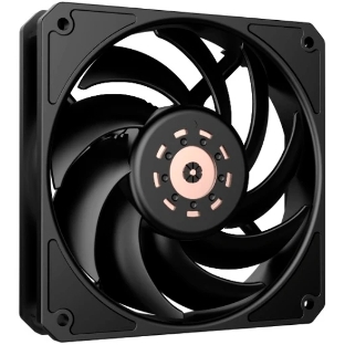 Вентилятор для корпуса Eurocase EU-FN120WL003 BL KF2150PBT-HDB Black,120 black fan,Bearing: HDB 4pin PMW female and male connector with brown box,3pcs