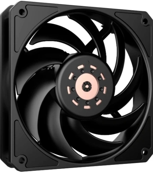 Вентилятор для корпуса Eurocase EU-FN120WL003 BL KF2150PBT-HDB Black,120 black fan,Bearing: HDB 4pin PMW female and male connector with brown box,3pcs