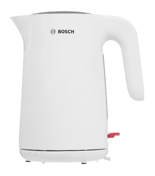 Электрочайник Bosch TWK2M161 белый, 1.7 л, 2400 Вт, скрытый нагревательный элемент