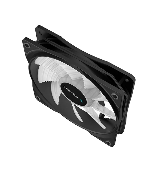 Вентилятор для корпуса DEEPCOOL RF120B черный, 120 мм, 1300 об/мин, 21.9 дБ, 3 pin