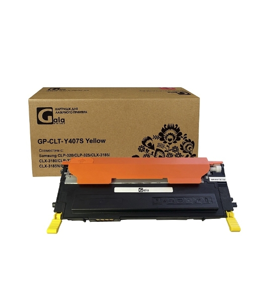 Картридж лазерный GalaPrint GP-CLT-Y407S желтый (1000 стр) для Samsung CLP-320/CLP-325/CLX-3185/CLX-3180/CLP-325W/CLP-320N/CLX-3185N/CLX-3185FN/CLX-3185W