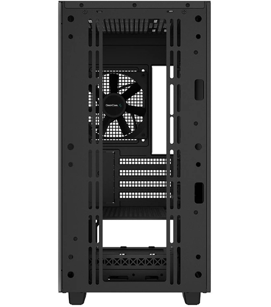 Компьютерный корпус Deepcool CH370 черный без БП mATX 1x120мм 1xUSB 2.0 1xUSB 3.0 audio bott PSU