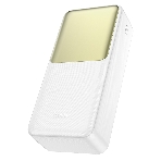 Портативный аккумулятор Hoco J136B, 30000мА·ч, QC/PD, 3A, с дисплеем, белый, фото2