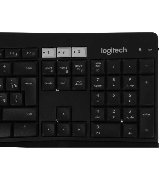 Комплект клавиатура+мышь Logitech MK850 беспроводной, USB, 1000 DPI, чёрный
