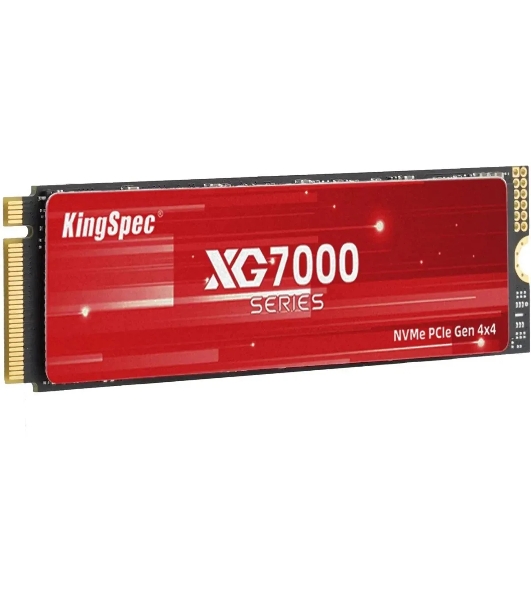 Накопитель SSD KingSpec XG7000, 1Tb, PCIe 4.0 x4, M.2 2280, NVMe, R/W 7400/6600