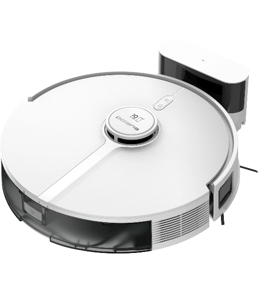 Робот-пылесос Polaris IQ Home PVCR 5005 белый, 5100 мАч Li-ion, уборка сухая/влажная, пылесборник контейнер 0,3 л