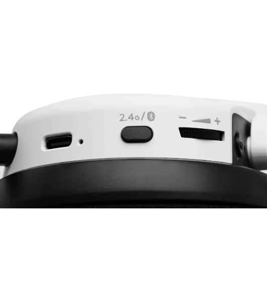 Гарнитура Bloody GR370 белый, беспроводная + проводная, Bluetooth, до 45 ч, подсветка
