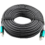 Кабель аудио-видео Cactus CS-HDMI-AOC-2.1-30 HDMI (m)/HDMI (m) 30м. позолоч.конт. черный, фото 1