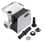 Мясорубка электрическая BBK MG3001 металлик, 2400 Вт, 2.4 кг/мин, реверс, защита от перегрузки, металлический лоток, насадки - 4, фото2