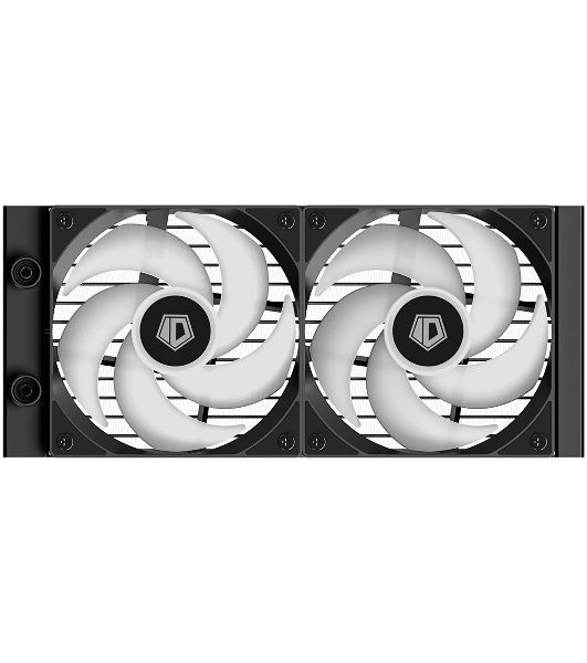 Система жидкостного охлаждения ID-Cooling FX240 LCD (Soc 1851/1700/1200/115X/AM5/AM4, 2x120мм fan, 2000rpm, 27.2 дБ, 300W, PWM 4-pin/5V 3Pin ARGb,Cop) (FX240 LCD)