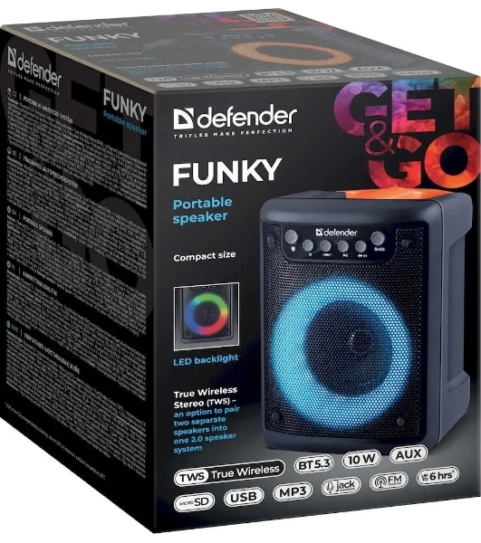 Портативная колонка Defender Funky