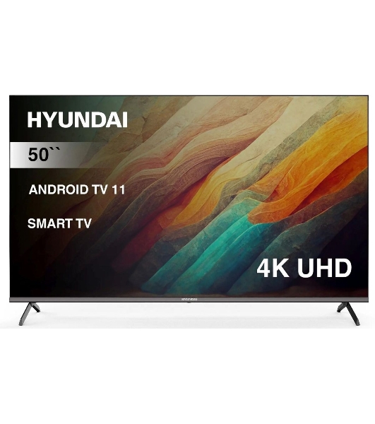 Телевизор Hyundai 50' H-LED50BU7006 черный LED UHD 60Hz Smart TV 1.5GB/8GB