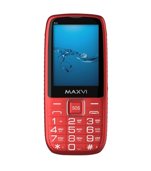 Мобильный телефон Maxvi B32 красный