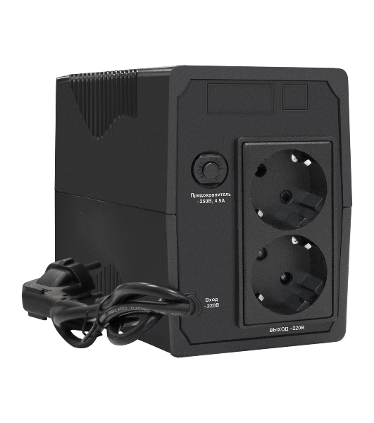 Источник бесперебойного питания ExeGate EP285568RUS Power Smart ULB-650.LCD.AVR.EURO 650VA/360W, LCD, AVR, 2 евророзетки, черный