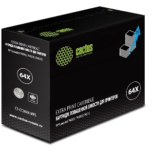 Картридж лазерный Cactus CS-CC364X-MPS черный (30000стр.) для HP LJ P4015/P4515