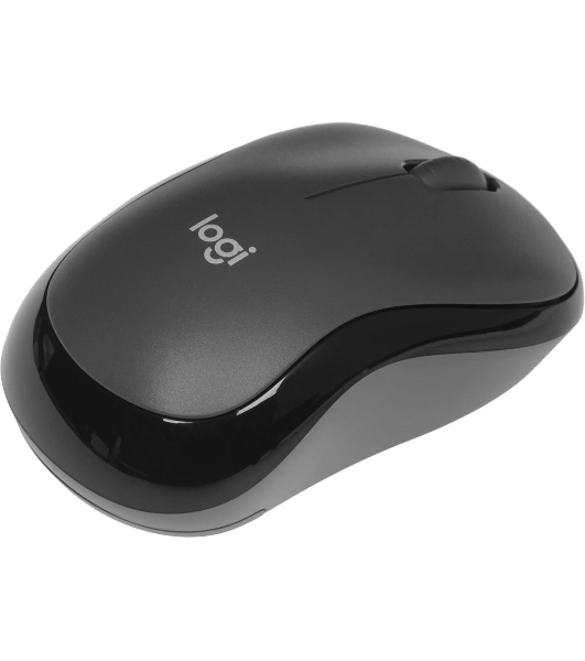 Мышь беспроводная Logitech M220 SILENT черный/серый, 1000 dpi, радиоканал, USB, кнопки - 3