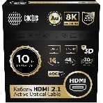 Кабель аудио-видео Cactus CS-HDMI-AOC-2.1-30 HDMI (m)/HDMI (m) 30м. позолоч.конт. черный, фото3