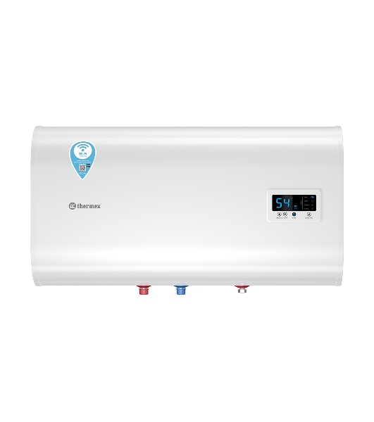 Водонагреватель электрический Thermex IF 50 H (pro) Wi-Fi белый, накопительный, 50 л, 2 кВт, настенный, горизонтальный, с управлением по Wi-Fi